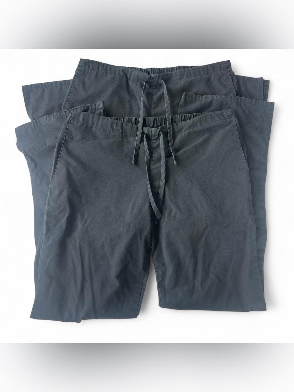 Lot of 2 Cherokee Workwear Black Scrub Pants Size XS Medical Uniform